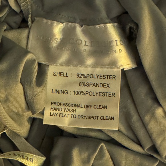 Dessy platinum Twist Wrap jumpsuit - Picture 8 of 15